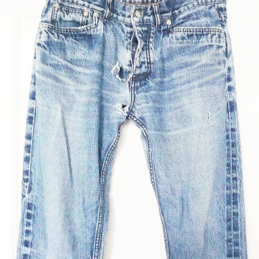 Hermes Paris Distressed Denim